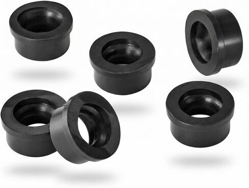 6 قطع من حشوات المقبض المطاطي الأسود، تجهيزات مانعة للتسرب لآلة الآيس كريم التجارية الناعمة، متوافقة مع Vevor، YKF، ملحقات إصلاح مقبض الباب الموزع in Kuwait