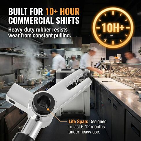 6 قطع من حشوات المقبض المطاطي الأسود، تجهيزات مانعة للتسرب لآلة الآيس كريم التجارية الناعمة، متوافقة مع Vevor، YKF، ملحقات إصلاح مقبض الباب الموزع in Kuwait