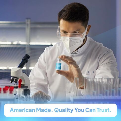 حمض الأسيتيك 10 مل 0.6% - صناعة أمريكية وفائقة النقاء - عبوة واحدة (10 مل) - قوارير زجاجية - استخدام الأبحاث فقط in Kuwait