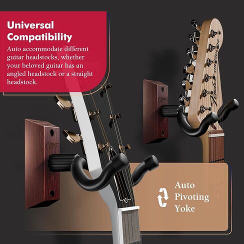 Black Guitar Wall Mount 5 Pack, Picks and Pick Holders, Carbonized Red in Saudi Arabia