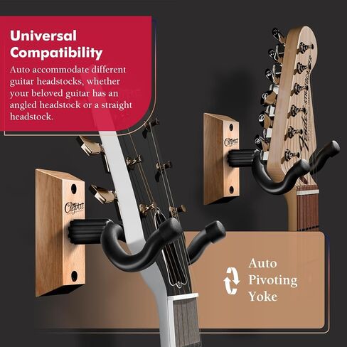 Black Guitar Wall Mount 5 Pack, Picks and Pick Holders, Beechwood in Saudi Arabia