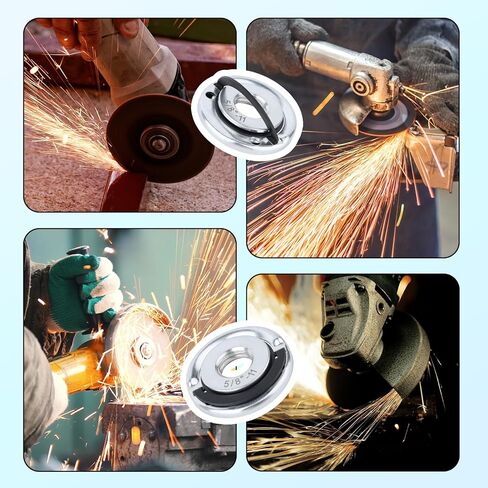 2 قطعة 5/8 "-11 موضوع زاوية طاحونة شفة المكسرات ، المعادن قفل سريع زاوية طاحونة الجوز لتثبيت أقراص القطع in Saudi Arabia