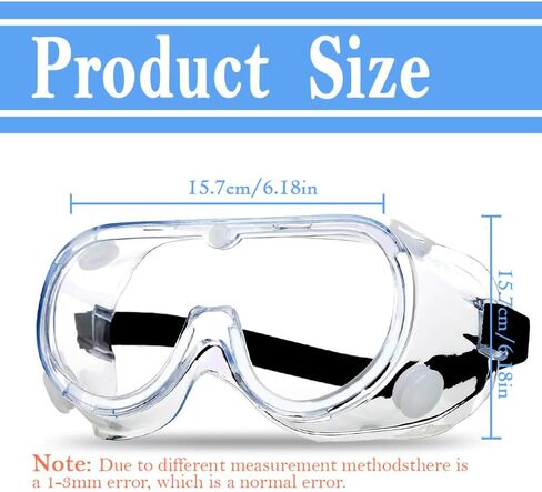 درع واقي للرموش والحواجب قابل للتعديل لوصلات الرموش، نظارات أمان مضادة للضباب in Kuwait