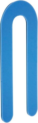 حشوات حدوة حصان بلاستيكية باللون الأزرق مقاس 1/16 بوصة × 3-1/2 بوصة - 100 عبوة من سي آر لورانس in Kuwait