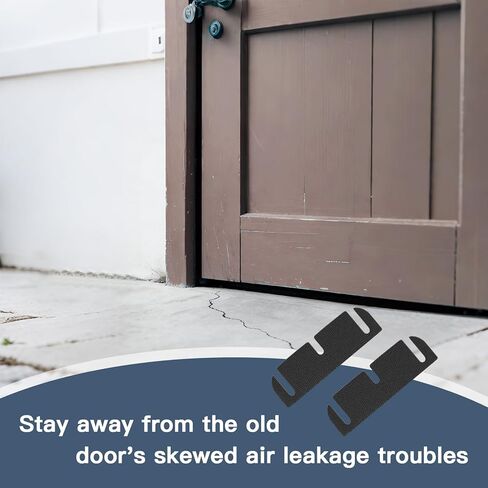 50 Pack Door Hinge Shims for Interior Door Alignment, Easy Gap Filler to Fix Air Leaks, Sticking or Misaligned Doors, Trimmable 3.5 Inch Hinge Spacers 0.060 Inch Thick Anti-Slip Design in Kuwait