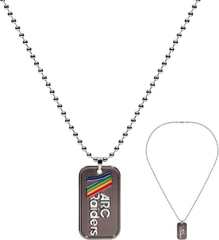 AICase for Arc Raiders Merch Necklace Double-Sided Metal ARC Raiders Gifts Shirt Stuff Sticker Poster & Don't Shoot Reversible Dog Tag for Gamers Fans in Saudi Arabia