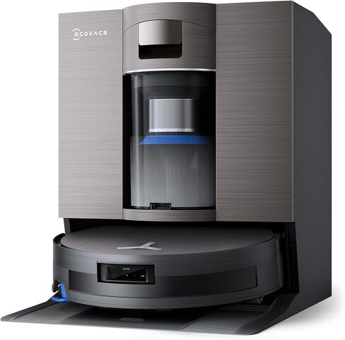 ECOVACS DEEBOT X11 PRO Omni Robot Vacuum and Mop، 19,500Pa Blast Suction، ممسحة دوارة ذاتية التنظيف فورية، بدون تشابك، ممسحة رفع تلقائية للسجاد والحماية من الانسكابات، شحن سريع GaN للمنازل الكبيرة in Kuwait