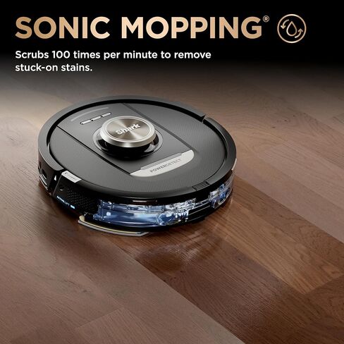 مجموعة مكنسة وممسحة Shark Robot، PowerDetect NeverTouch Pro، التفريغ الذاتي، إعادة التعبئة الذاتية مع وسادة التنظيف الذاتي للغسيل والتجفيف، سعة الحطام لمدة 60 يومًا، خزان إعادة التعبئة لمدة 30 يومًا، 5 تقنيات in Saudi Arabia