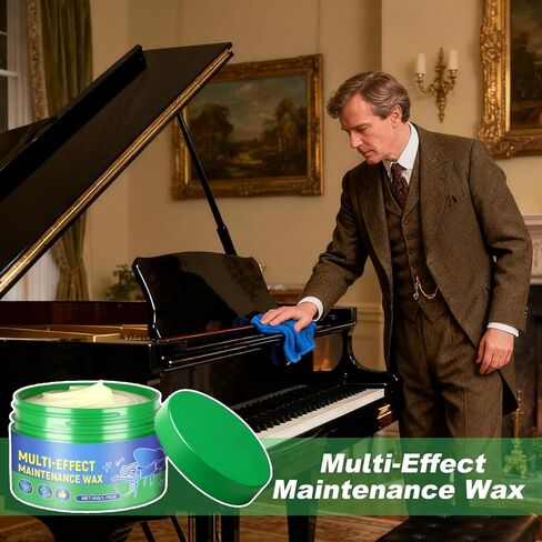 منظف ​​شمع تلميع الجيتار - 60 جرام تلميع الآلات الموسيقية، العناية بالجيتار، لاستعادة صيانة البيانو والكمان وبوق الكلارينيت in Kuwait
