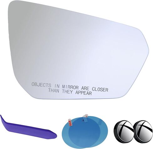 EAP Driver Side Mirror Glass Compatible with GMC Terrain 2018-2024, Chevrolet Equinox 2018-2024, Heated Without Auto Dimming 23406425 GM1324151 in Kuwait