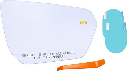 EAP Driver Side Mirror Glass Compatible with GMC Terrain 2018-2024, Chevrolet Equinox 2018-2024, Heated Without Auto Dimming 23406425 GM1324151 in Kuwait