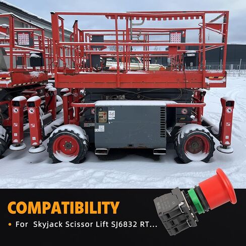 مفتاح إيقاف الطوارئ 144647 مناسب لرفع مقص Skyjack SJ6832 RT-استبدال مجموعة زر التبديل SJ144647 منصة E-St in Kuwait