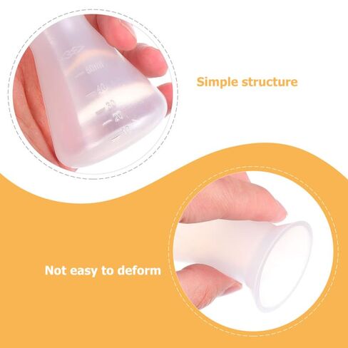 Conical Flask for Chemistry Lab 8X6 Inch Erlenmeyer Glass Bottle with Cover and Scale Line for Accurate Measurement and Stable Base Laboratory Tool for Science Experiments in Kuwait