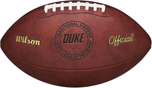 WILSON The Duke NFL Throwback - Official Size, Brown in Saudi Arabia