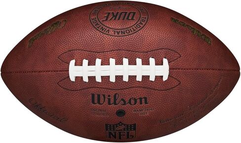 WILSON The Duke NFL Throwback - Official Size, Brown in Saudi Arabia