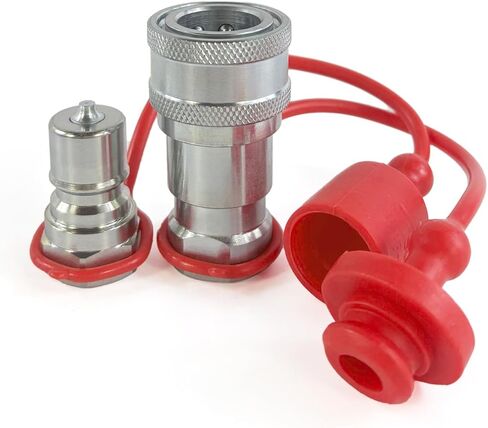 3/8 "NPT Thread ISO7241-B مجموعة قارنة التوصيل الهيدروليكية سريعة الفصل مع أغطية الغبار in Kuwait