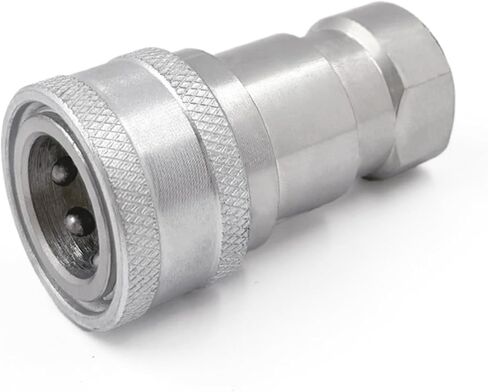 3/8 "NPT Thread ISO7241-B مجموعة قارنة التوصيل الهيدروليكية سريعة الفصل مع أغطية الغبار in Kuwait