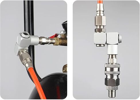 Litoexpe 4 حزمة 1/4 "NPT 360 درجة قطب خرطوم الهواء موصل الصناعية جودة الهواء أداة محولات تركيبات دوارة للأدوات الهوائية in Saudi Arabia