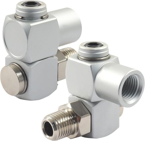 Litoexpe 4 حزمة 1/4 "NPT 360 درجة قطب خرطوم الهواء موصل الصناعية جودة الهواء أداة محولات تركيبات دوارة للأدوات الهوائية in Saudi Arabia