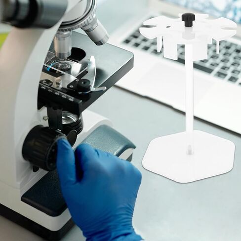 Base Pipette Holder Rack for Laboratory Use Acrylic 6-Slot Detachable Pipette Stand Equipment in Saudi Arabia
