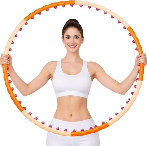 – Korean Weighted Fitness Ring 2.6lb for Waist Slimming & Core Workout | Beginner Step 1 Massage Exercise Ring in Kuwait