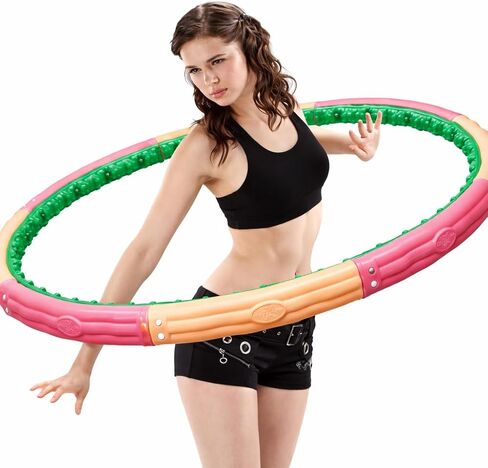 – Korean Weighted Fitness Ring 2.6lb for Waist Slimming & Core Workout | Beginner Step 1 Massage Exercise Ring in Kuwait