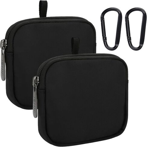 2pcs حقيبة معالجة الكلب المقاوم للماء ، حقيبة تدريب صغيرة الحجم على الحيوانات الأليفة ، حامل حقيبة المشي مع الكارابر ، للسفر الجرو أو الاستخدام في الهواء الطلق ، أسود in Kuwait