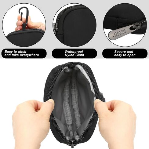 2pcs حقيبة معالجة الكلب المقاوم للماء ، حقيبة تدريب صغيرة الحجم على الحيوانات الأليفة ، حامل حقيبة المشي مع الكارابر ، للسفر الجرو أو الاستخدام في الهواء الطلق ، أسود in Kuwait