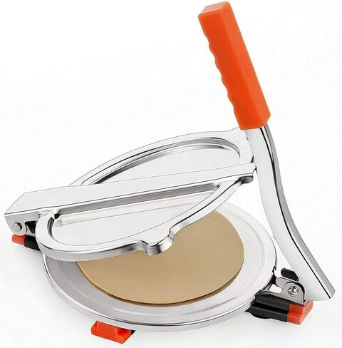 Stainless Steel Puri Maker Heavy Model | 6.5 Inch Roti Maker Tool | Manual Indian Dough Flattening Tool for Flatbread in Saudi Arabia