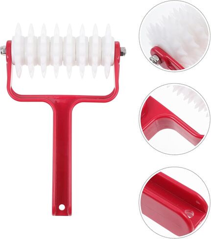 Pizza Dough Docker Roller 8 Inch Pizza Punch Tool for Even Crust Perforation and Baking Preparation Kitchen Dough Accessories in Saudi Arabia