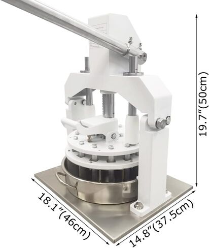 INTBUYING 18Pcs Manual Dough Divider Dough Cutter Lump Spacer for Bread/Pastry/Fillings, 60g-320g,304 Stainless Steel Trays, Commercial Bakery Equipment for Consistent Dough Dividing in Saudi Arabia
