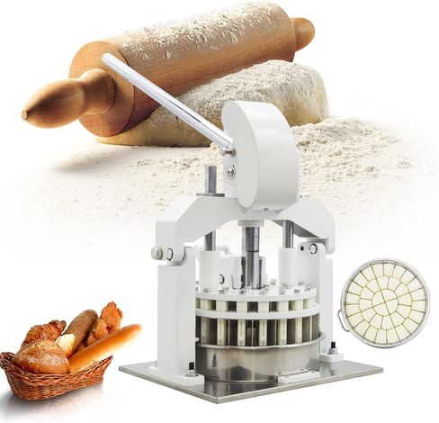 INTBUYING 18Pcs Manual Dough Divider Dough Cutter Lump Spacer for Bread/Pastry/Fillings, 60g-320g,304 Stainless Steel Trays, Commercial Bakery Equipment for Consistent Dough Dividing in Saudi Arabia
