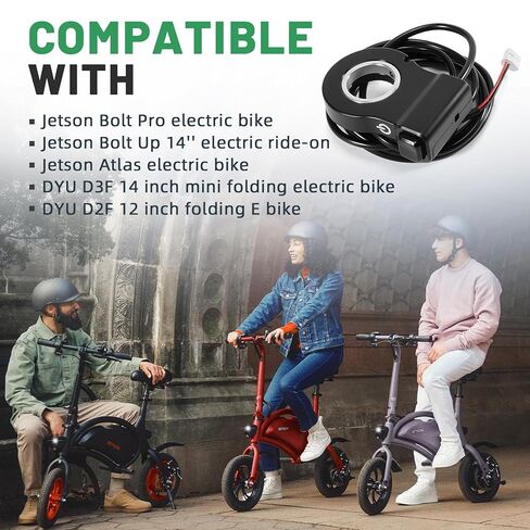 مفتاح طاقة Ebike 36 فولت متوافق مع الدراجة الكهربائية Jetson Bolt Pro/Bolt Up/Atlas & DYU D3F/D2F in Saudi Arabia