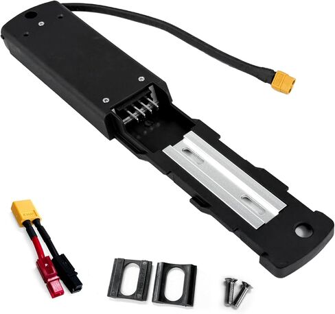 Ebike Battery Base, Mounting Plate Replacement for 4pin Hailong Electric Bike Bicycle Battery, Battery Holder Bracket with XT60 and Anderson Connector (HL03-4PIN) in Saudi Arabia
