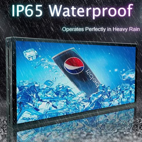 P6 برمجة LED تسجيل مخصص التمرير لافتات رقمية في الهواء الطلق للشركات شاشة عرض لوحة الرسائل الإلكترونية مؤشر الأسهم الإعلان بكسل لوحة Led سرادق 40 "X17" in Saudi Arabia