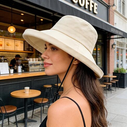 Summer Sun Bucket Hats for Women Wide Brim Packable Beach Hat for Hiking Beach Fishing Summer Safari in Saudi Arabia