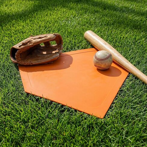 Soulchen 1 Pcs Baseball Home Plate Bases for Baseball Practice Softball Rubber Portable Throw Down Home Plate Skill Camp Instructors Bases for Yard Practice Batting or Pitching Training in Saudi Arabia