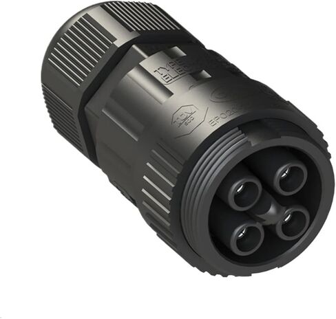 Four-core female waterproof connector waterproof connector lighting fixture connector outdoor IP68 in Saudi Arabia