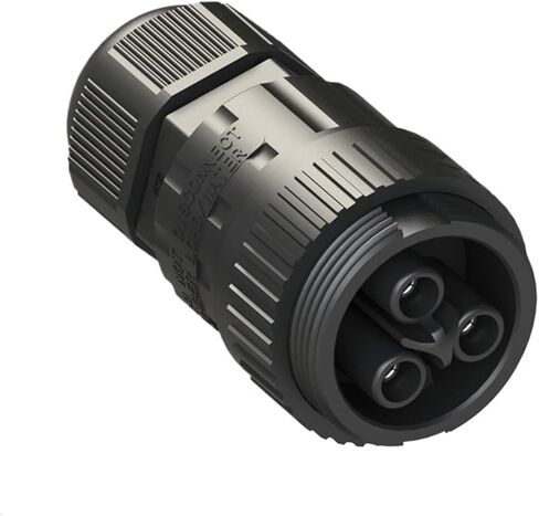 Three-core female screw crimp connector Outdoor IP68 waterproof connector Wire and cable power supply in Kuwait