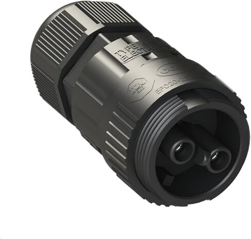 Two-core female end EP lighting waterproof connector lighting connector screw crimp connector in Kuwait