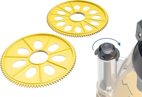 Brinsea Semi-Automatic Egg Turning Mechanism Accessory 2-Piece Set for Mini II Eco Manual Incubator, Standard Disk for 7 Hen/Bantam Eggs Plus Small Disk for 12 Pheasant/Quail Eggs in Kuwait