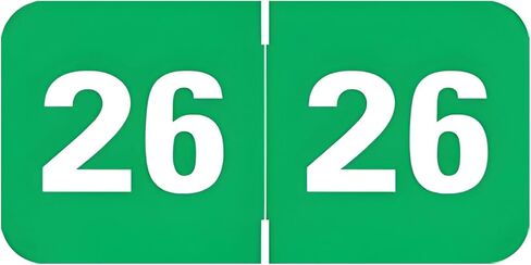 2025 Year Labels ، Doctor Stuff 2025 ملصقات المخططات ، اللون الأحمر المشفر ، نمط Press Medical Arts ، ملصقات السنة التي تم صنعها لمجلدات ملفات التبويب End ، 500/لفة ، لفة واحدة ، 3/4 "× 1-1/2" in Kuwait