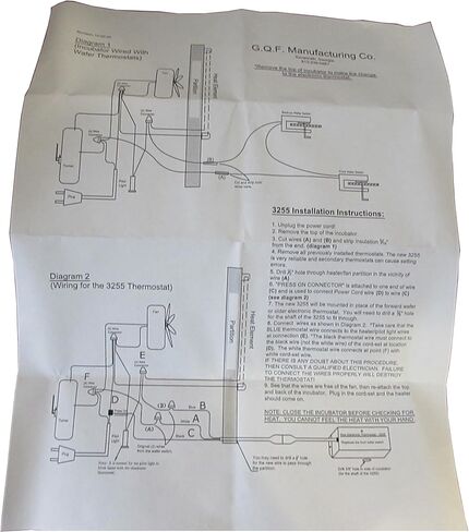 Pinnon Hatch Farms - GQF - 3255 - منظم حرارة إلكتروني فاخر متعدد الدورات مع قابس in Kuwait