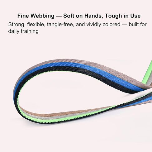 Lunge Line for Horse, Equine Lunge Line with Solid Swivel Alloy Trigger Buckle for Accurate Equestrian Training, Competition and Daily Use, 26ft/8m (Black-Blue-Beige-Green) in Kuwait
