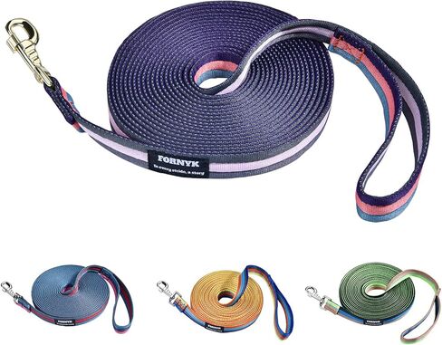 Lunge Line for Horse, Equine Lunge Line with Solid Swivel Alloy Trigger Buckle for Accurate Equestrian Training, Competition and Daily Use, 26ft/8m (Black-Blue-Beige-Green) in Kuwait