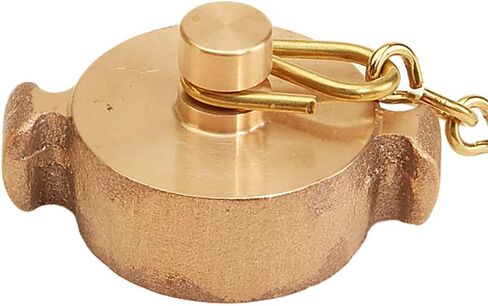 Brass Rocker Lug 1" NH Cap with Chain in Kuwait