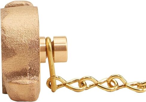 Brass Rocker Lug 1" NH Cap with Chain in Kuwait