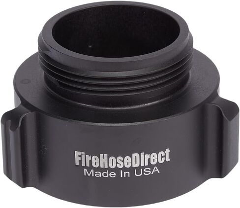 Aluminum 3" Female NPT to 2 1/2" Male NH Fire Hose Adapter in Kuwait