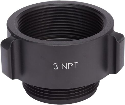 Aluminum 3" Female NPT to 2 1/2" Male NH Fire Hose Adapter in Kuwait