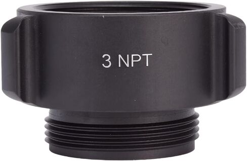 Aluminum 3" Female NPT to 2 1/2" Male NH Fire Hose Adapter in Kuwait